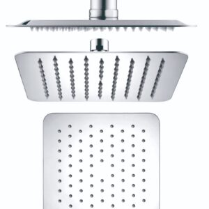 رأس دش بتصميم شلال أمطار من الستانلس ستيل 304فضي 250 مم