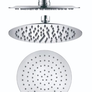 رأس دش بتصميم شلال أمطار من الستانلس ستيل 304مقاس 200 مم