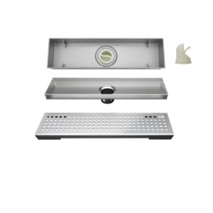 او ار صفايه حمام الاستحمام ZA3-300 G03 ستانلس ستيل 304-30 * 8 سم